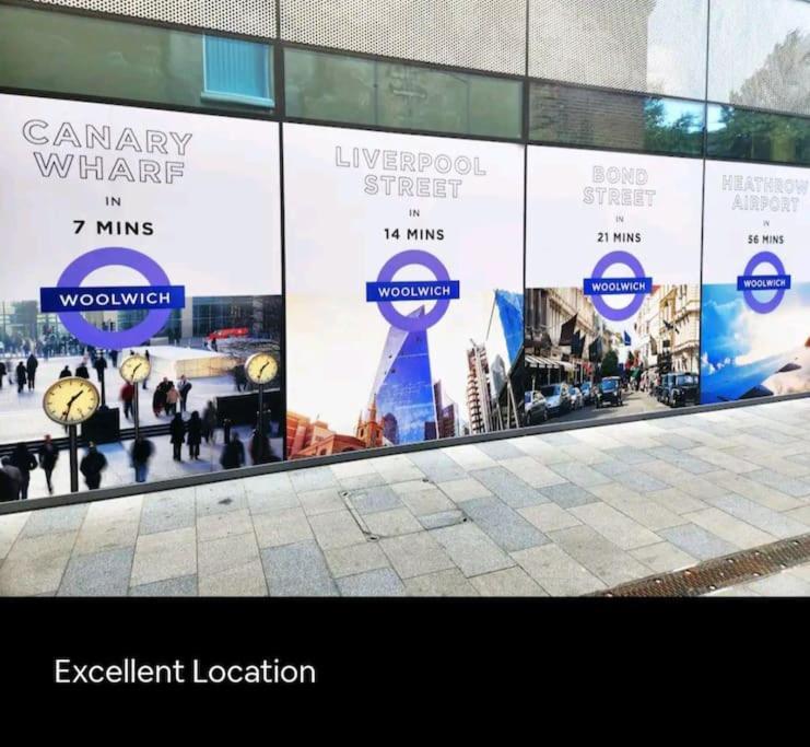 Snuggle Inn - Riverside Apartments - Views Over Looking London River Thames, Close To O2 Arena, London Excel, London City Airport, Thames Clipper- River Boat Service, Woolwich Ferry, Onsite Parking, Twin Room Option Available מראה חיצוני תמונה